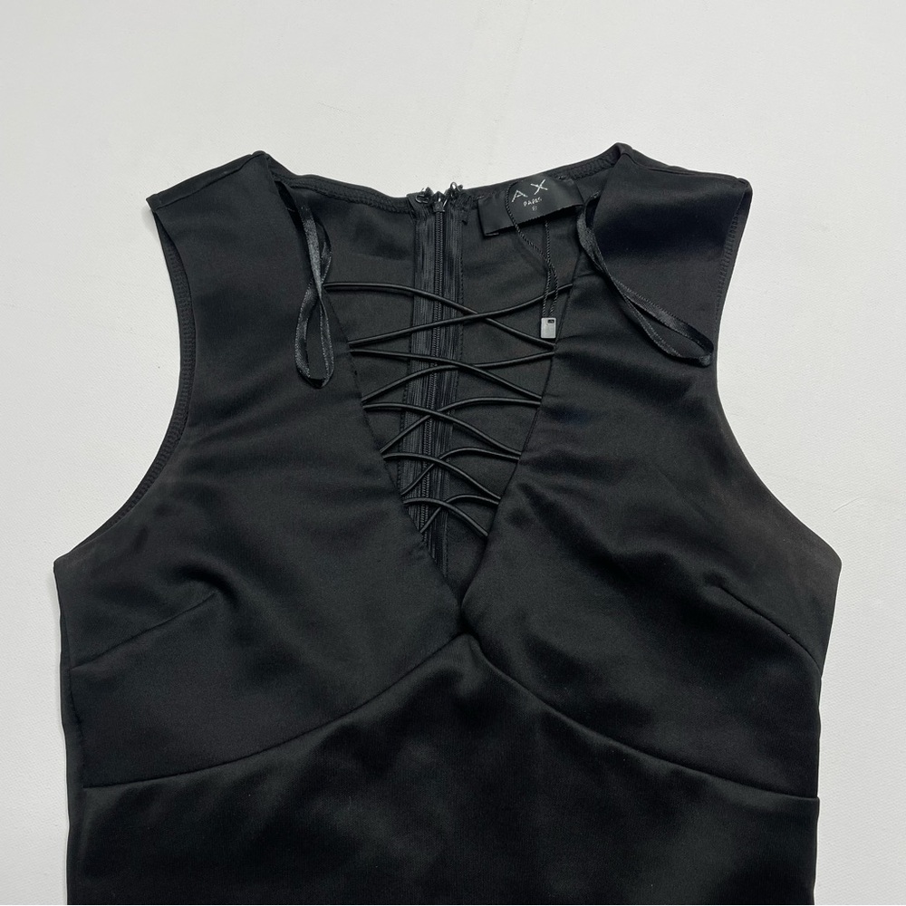 AX Armani Exchange Criss Cross Elegant Sexy Mid Bodycon Formal Cocktail Party